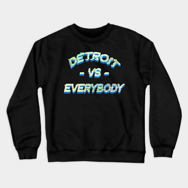 VS Everybody Glitch Crewneck Sweatshirt by Luba